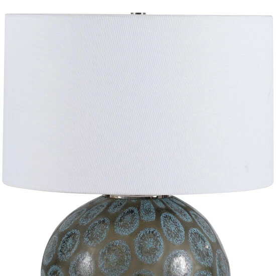 Deals 👍 Uttermost Agate Slice Charcoal Table Lamp 😍 - Image 4