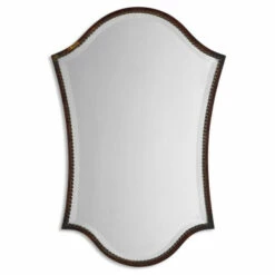Best Sale 🔔 Uttermost Abra Distressed Bronze Textured Specialty Vanity Mirror - 20.125x29.75x1 🔔