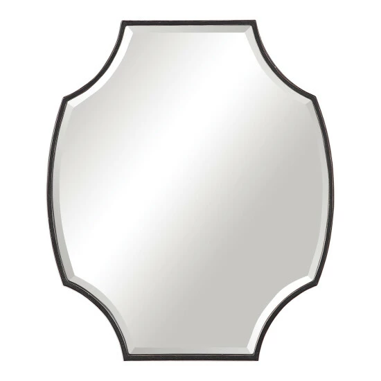 Flash Sale โค๏ธ Uttermost Ulalia Dark Rustic Bronze Scalloped Mirror ๐ฅฐ - Image 2