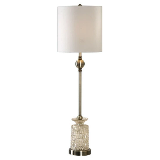 Deals ๐ Uttermost Flaviana Antique Brass Buffet Lamp - Champagne ๐ฅฐ - Image 2