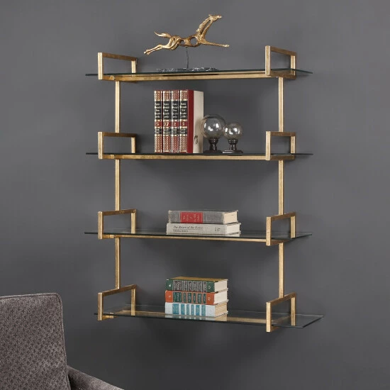 Flash Sale ๐ฏ Uttermost Auley Gold Wall Shelf โค๏ธ - Image 2