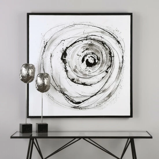 Brand new ๐ฅ Uttermost Eye On The World Modern Abstract Art - Grey ๐ฏ