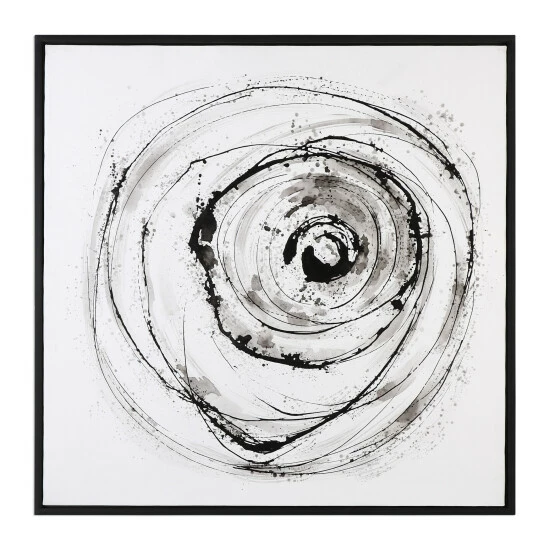 Brand new ๐ฅ Uttermost Eye On The World Modern Abstract Art - Grey ๐ฏ - Image 2