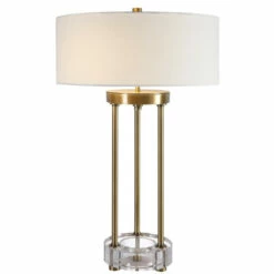 Cheapest 🎁 Uttermost Pantheon Brass Rod Table Lamp 🤩