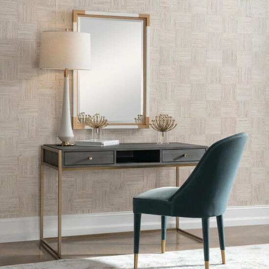 Best Pirce 😍 Uttermost Taja Modern Writing Desk 🎉 - Image 3