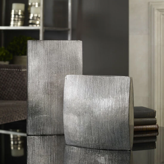 Best Pirce ๐ Uttermost Darla Aluminum Vases (Set Of 2) ๐