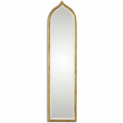 Outlet ✔️ Uttermost Fedala Decorative Gold Wall Mirror - 12.25x50.125x1 ⭐