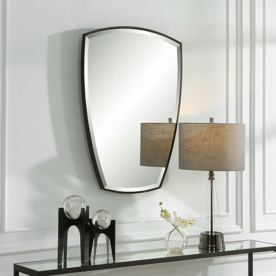 Discount ๐ Uttermost Crest Curved Iron Mirror - 25"W X 36"H X 2"D โจ - Image 3