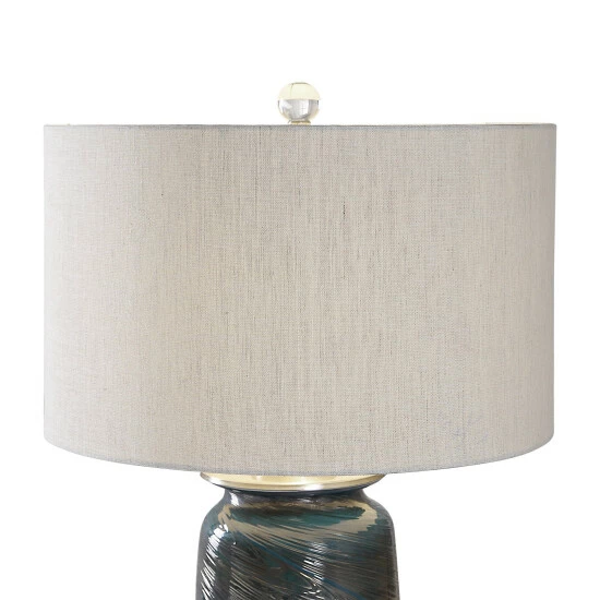 Buy ๐งจ Uttermost Olesya Swirl Glass Table Lamp ๐ - Image 3