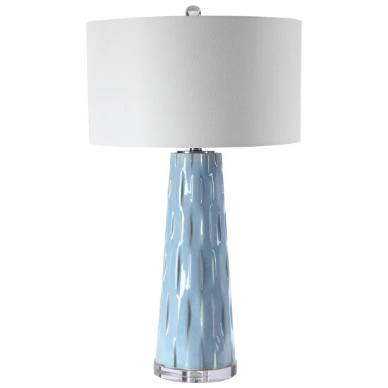 Deals ๐ Uttermost Brienne Light Blue Table Lamp ๐ - Image 2
