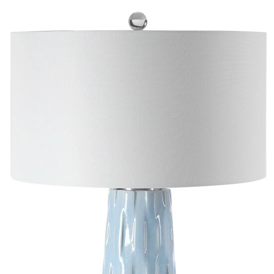 Deals ๐ Uttermost Brienne Light Blue Table Lamp ๐ - Image 3