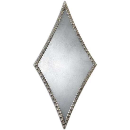 Cheapest ๐ฅฐ Uttermost Gelston Silver Diamond Decorative Mirror (Set Of 2) - Antique Silver - 13.5x27.25x1 โค๏ธ