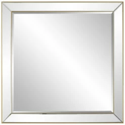 Deals 🛒 Uttermost Lytton Gold Square Mirror - 28"W X 28"H X 1"D ⌛