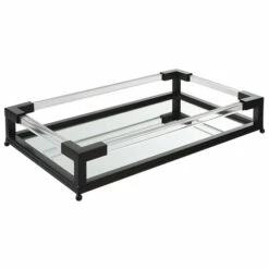 Outlet 💯 Uttermost Balkan Mirrored Iron Tray 🔔