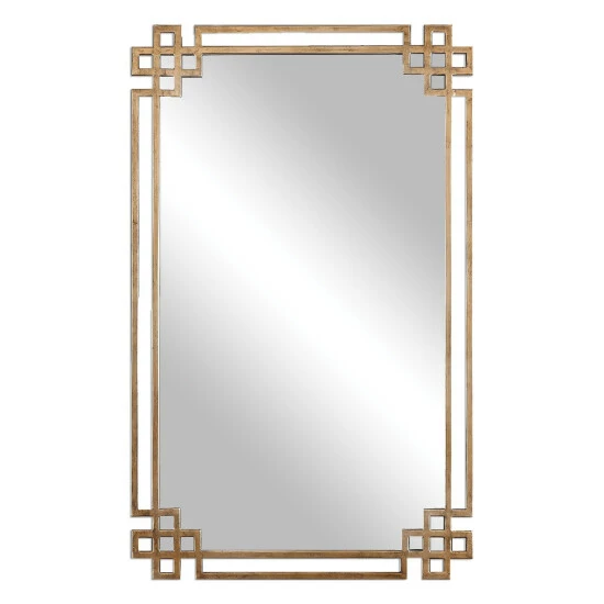 New 🎁 Uttermost Devoll Antique Gold Mirror - Antique Gold - 22.75x36.625x1 ❤️