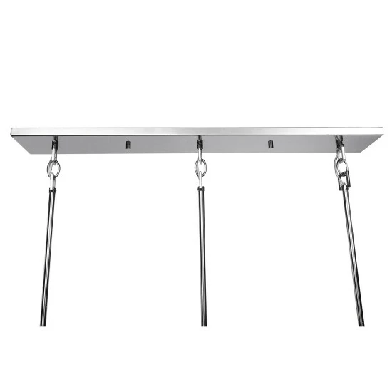 Budget 🎉 Uttermost Newburgh 3-Light Nickel Linear Pendant 🎁 - Image 6