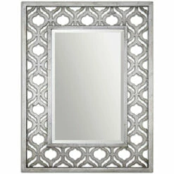 Outlet 🔥 Uttermost Sorbolo Silver Decorative Mirror - Antique Silver - 30.75x40.375x2.25 ❤️