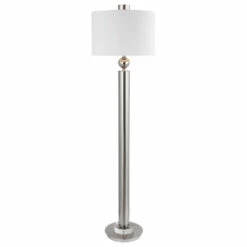Discount 🎉 Uttermost Silverton Brushed Nickel Floor Lamp 🎉