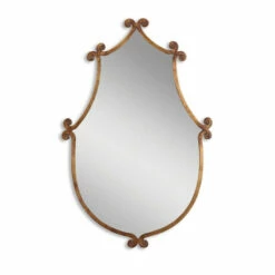 Discount ❤️ Uttermost Ablenay Gold Burnished Framed Mirror - 24x37x1.25 ❤️