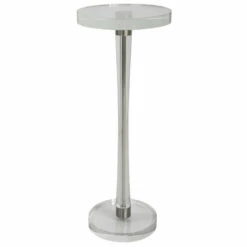 Deals ✔️ Uttermost Pria Crystal Drink Table - 9"W X 22"H X 9"D ⌛