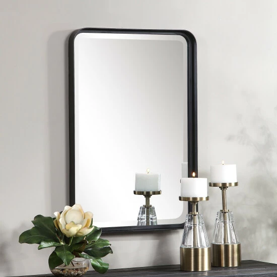 Cheap ⌛ Uttermost Croften Black Vanity Mirror 🔥 - Image 6