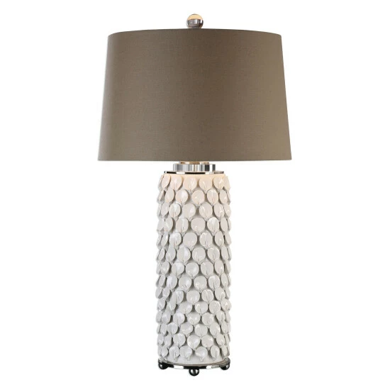 Deals ๐ Uttermost Calla Lillies Gloss White Lamp โค๏ธ - Image 2