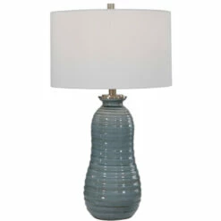 Coupon 😍 Uttermost Zaila Light Blue Table Lamp 🌟