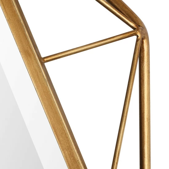 New 😍 Uttermost Mekhi Antiqued Goldtone Iron Mirror - Antique Silver - 30x30x3.5 😍 - Image 2