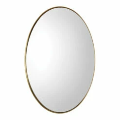 Outlet 💯 Uttermost Pursley Steel/Wood/Glass Oval Mirror - 20x30x2.25 Bronze 🥰