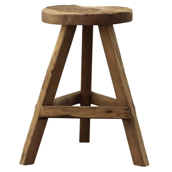 Best Sale 😀 Uttermost Paddock Rustic Accent Stool - 17"W X 19"H X 17"D ⭐ - Image 2