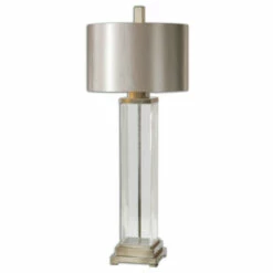 Outlet 🛒 Uttermost Drustan 1-Light Clear Glass Table Lamp ❤️