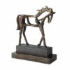 Budget ⌛ Uttermost Titan Antiqued Bronze And Dark Brown Horse Sculpture 🛒