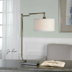Buy ⌛ Uttermost Lamine Dark Bronze Desk Lamp 🌟