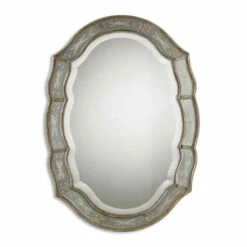 Promo ๐ฅ Uttermost 'Fifi' Etched Antique Gold Mirror โจ