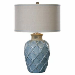Best Pirce 🧨 Uttermost Parterre Pale Blue Table Lamp 😀