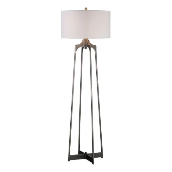 Top 10 ๐ Uttermost Adrian Plated Aged Gun Metal 1-light Floor Lamp โ๏ธ
