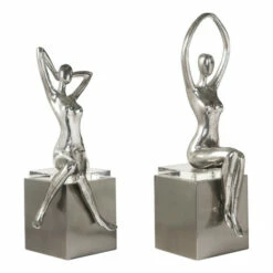 Brand new ✨ Uttermost Jaylene Tarnished Silver Sculptures (Set Of 2) 🎉