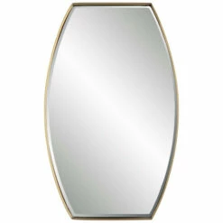 Cheap ๐ฅฐ Uttermost Portal Modern Brass Mirror ๐