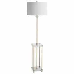 Buy ๐ Uttermost Palladian Antique Brass Floor Lamp ๐