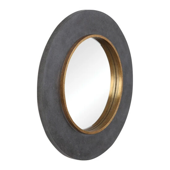 Wholesale ✨ Uttermost Saul Antique Gold Round Mirror - Antique Gold - 30x30x1.89 🎁