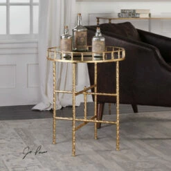 Best deal ๐ Uttermost Tilly Bright Gold Accent Table ๐