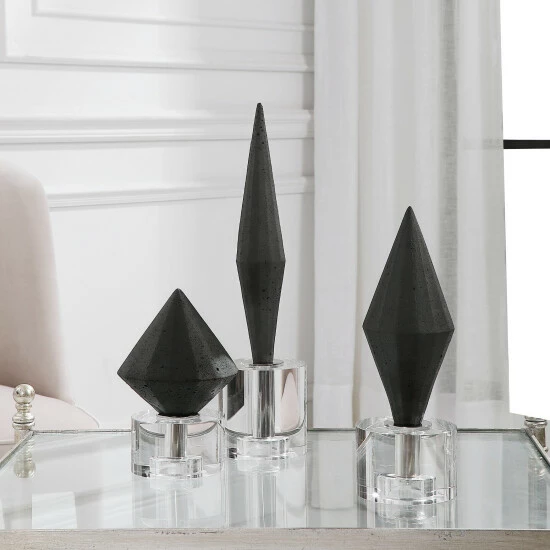 Hot Sale โญ Uttermost Alize Black Sculptures (Set Of 3) ๐ฅฐ - Image 4