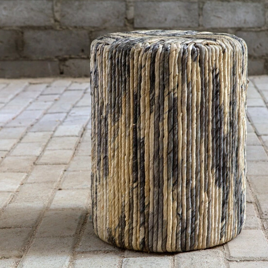 New ๐ Uttermost Sunda Woven Accent Stool ๐งจ - Image 3