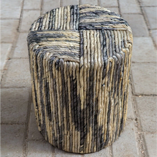 New ๐ Uttermost Sunda Woven Accent Stool ๐งจ - Image 4