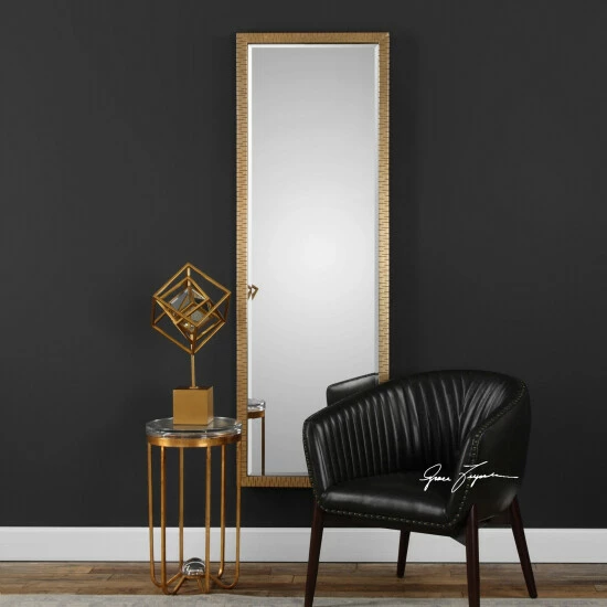Promo ๐ Uttermost Vilmos Metallic Gold Leaf Mirror ๐ - Image 4