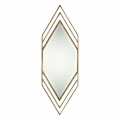 Budget โญ Uttermost Javon Golden Bronze Chevron Mirror - Bronze/Gold - 20x60x1 ๐