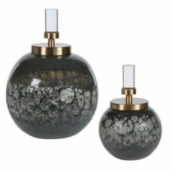 Cheapest ๐ฅฐ Uttermost Cessair Art Glass Bottles (Set Of 2) ๐