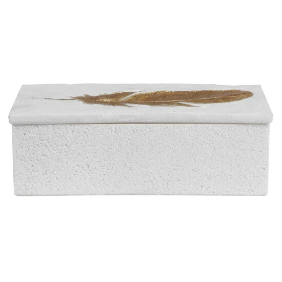 Budget 🌟 Uttermost Nephele White Stone Box 🎉 - Image 2