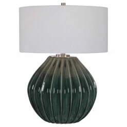 Hot Sale 🤩 Uttermost Rhonwen Green Table Lamp 😉
