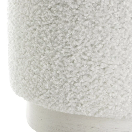 Best Sale ๐ Uttermost Avila White Ottoman ๐ - Image 3